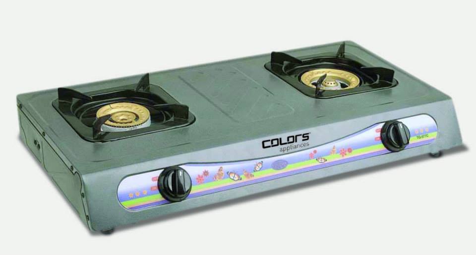 Colors Steel Gas Table JK 201 (2 Burner) 