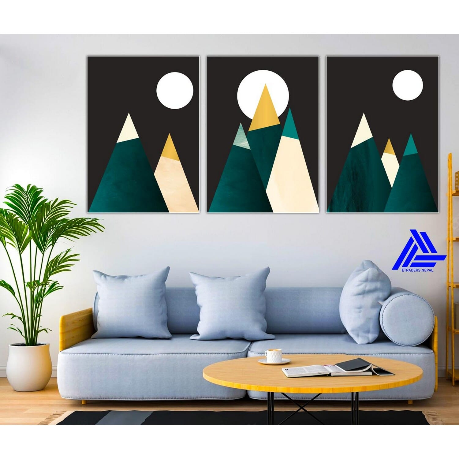 3 Panel Abstract Canvas | Wall | Home Decor | Canvas