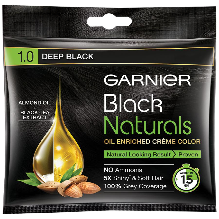 Garnier Black Natural 1 Deep Black 20ml Pack