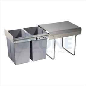 Ozone  OK-POB-2 STD GREY 2 Compartment Bin