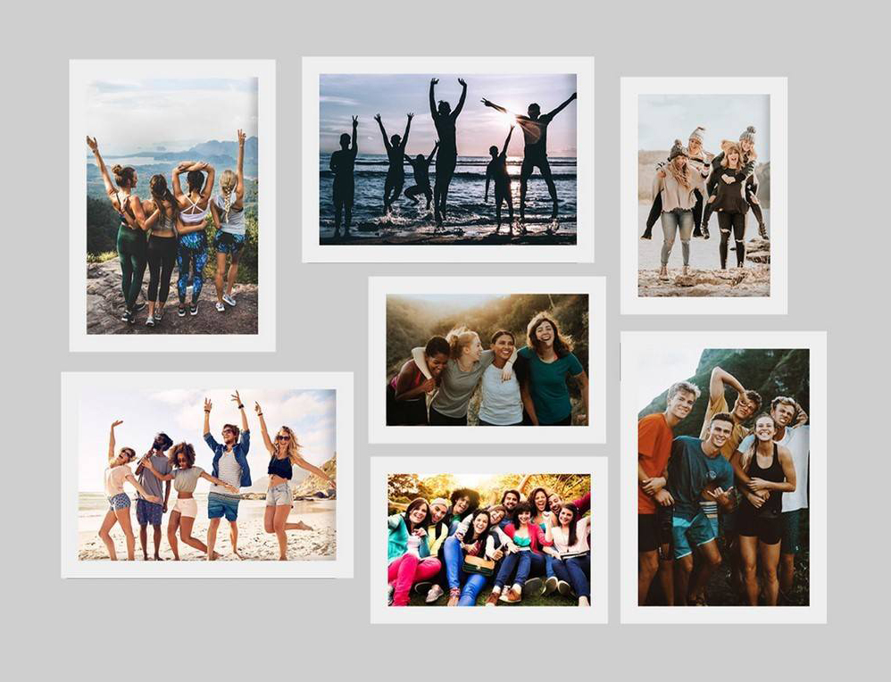 Set of 7 Wall Photo Frame