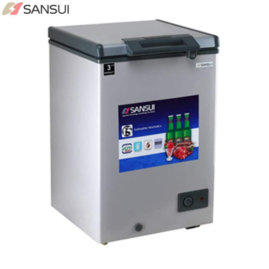 Sansui 110 Litre Hard Top Single Door Deep Freezer SS-CFC110T
