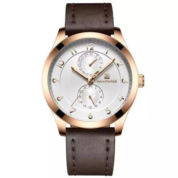 Naviforce Classic Time Analog Watch For Men NF3004 