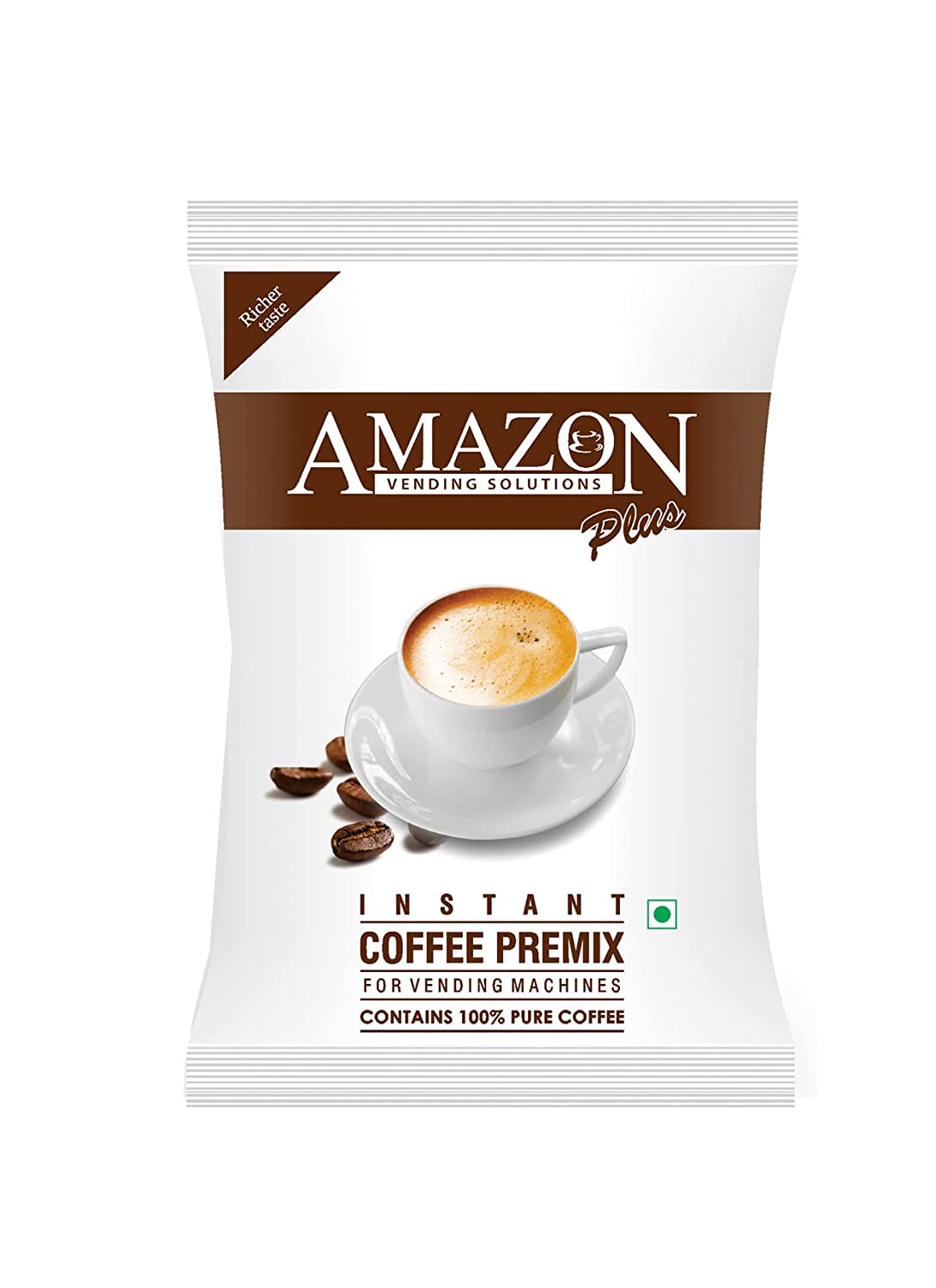 Amazon 3 in 1 Atlantis Instant Coffee Plus Premix Powder 1 Kg for Vending Machine
