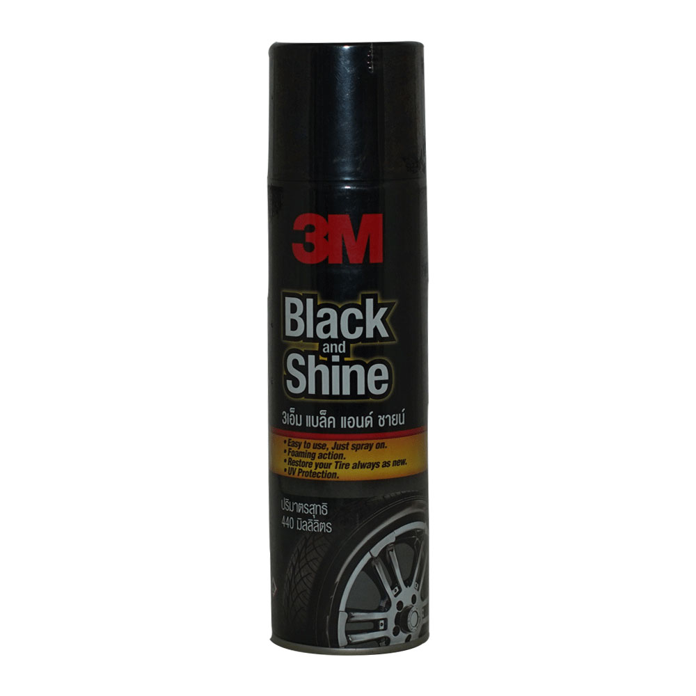 3m Black And Shine Foam Cleaning And Coating For Car Protection 440 Ml