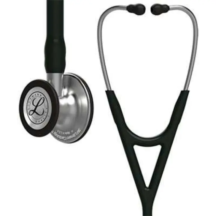 3m Littmann Cardiology Iv Diagnostic Stethoscope, Standard-finish Chestpiece, Black Tube, Stainless Stem