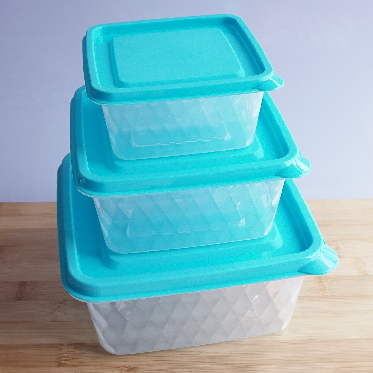 Laughing Buddha - 3 Pieces Storage Box (Fresh Box-3038) Square