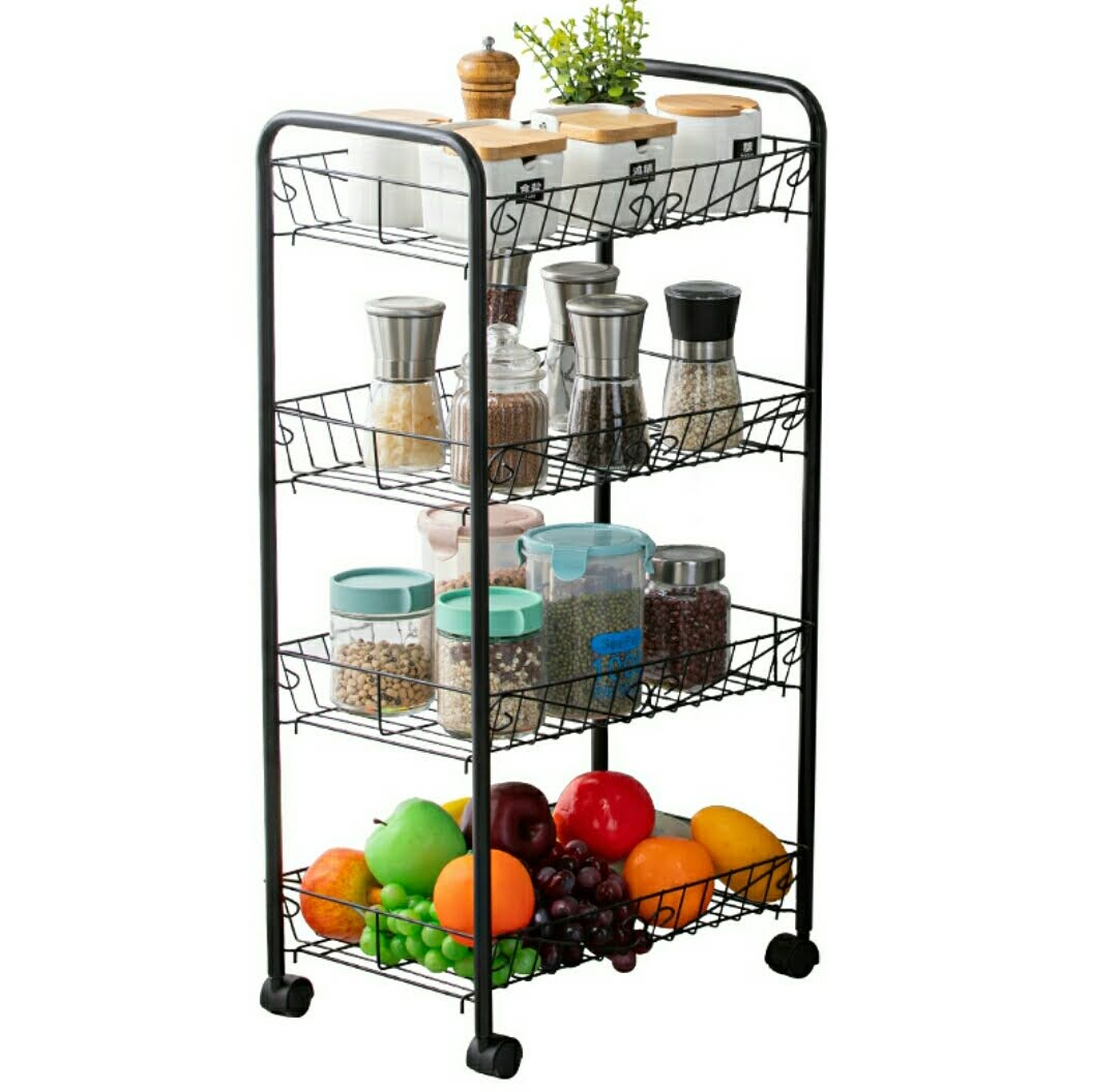 Laughing Buddha - 4 Layer Metal Rack