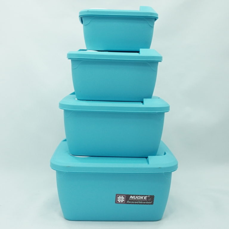 Laughing Buddha - 4 Pieces Storage Box (Fresh Box-1413)