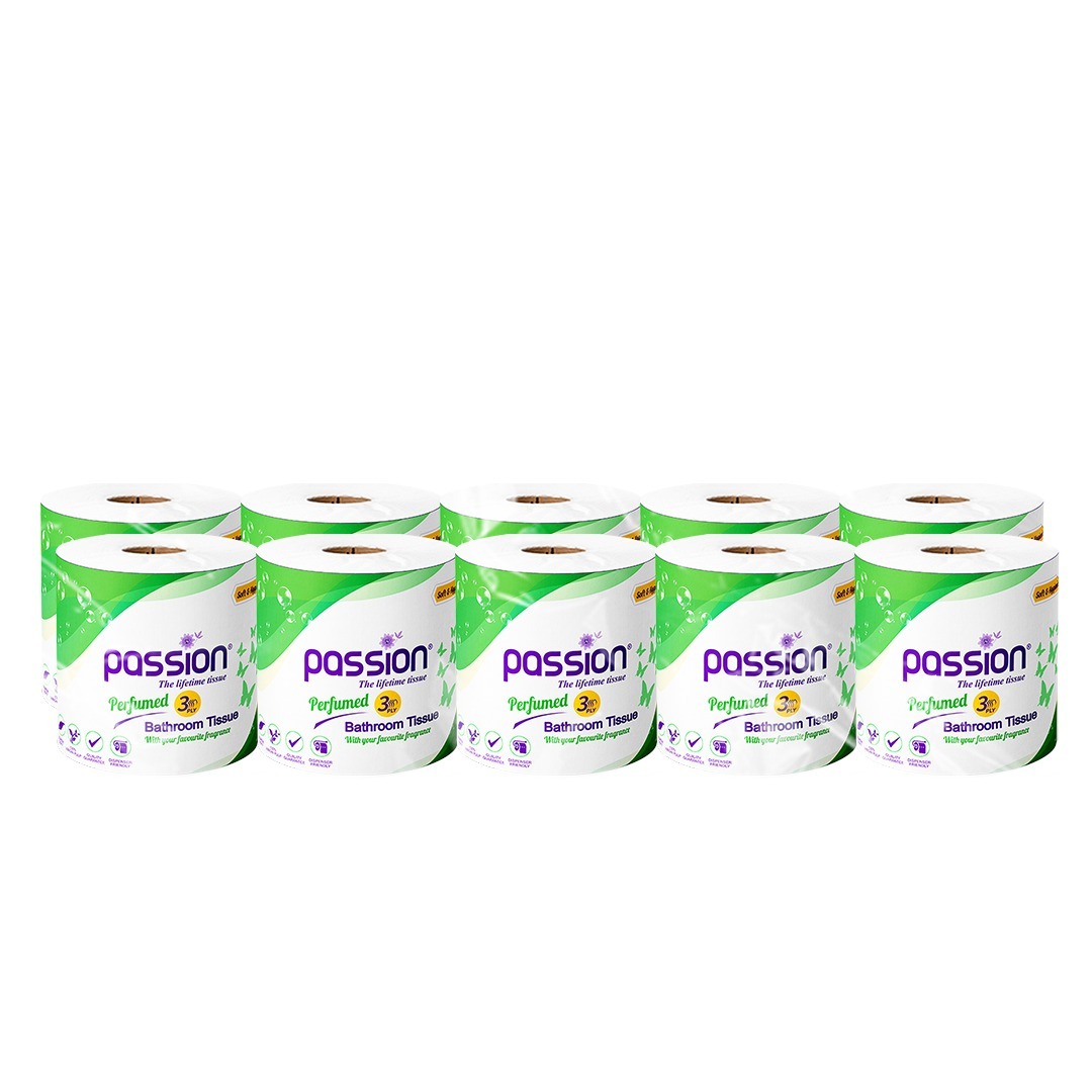 Passion Perfume 3ply Bathroom Tissue 10 Roll 290 sheets