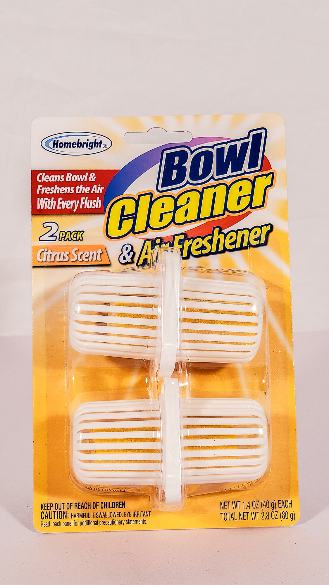Homebright Citrus Bowl Cleaner & Air Freshener 2 Pack
