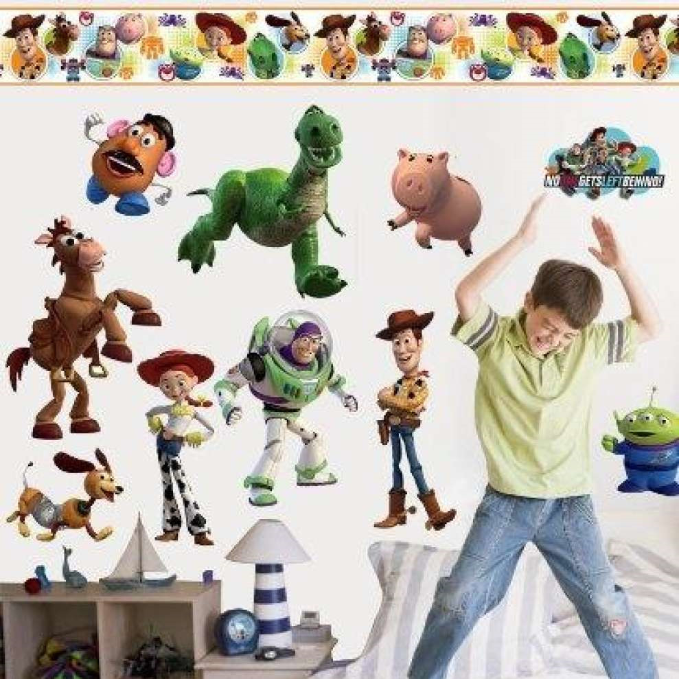 New Cartoon Removable Wall Stickers For Kids Rooms