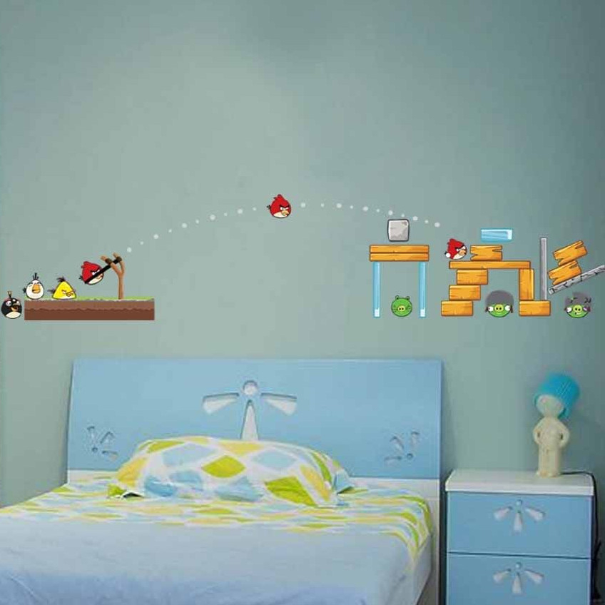 Angry Birds wall sticker child's room decoration