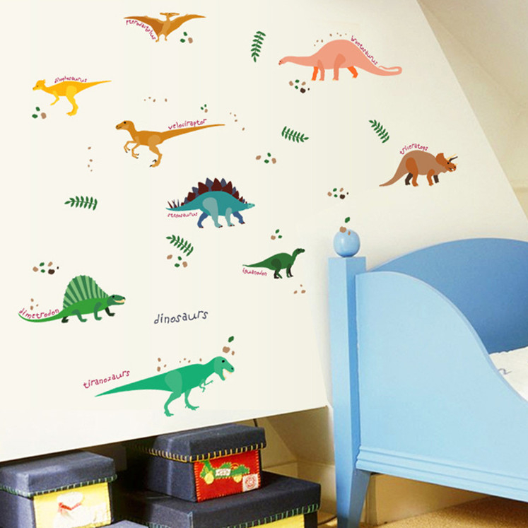 Original Jungle Dinosaur Wall stickers for Kids Rooms 43001341 