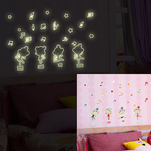 dance girl Luminous Wall sticker Home Decoration 43001506 