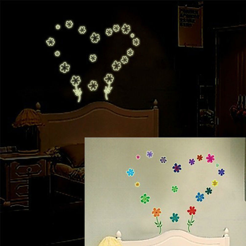 Pastoral Flower Wall Sticker Home Decor Decals 43001507 