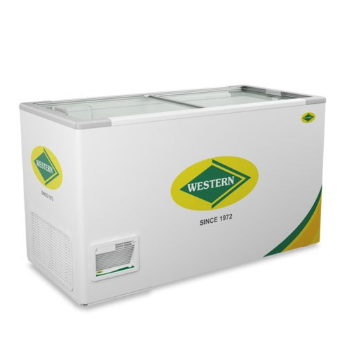 Western Flat Glass Top Deep Freezer 529 Litre WHF525G