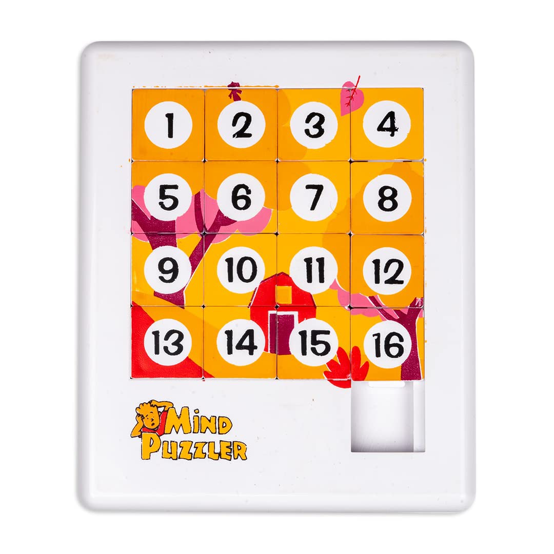 Ratna's 4222 786/85 Mind Puzzler Number Brain-Boosting Educational Puzzle Game for Baby 3 Years and Up