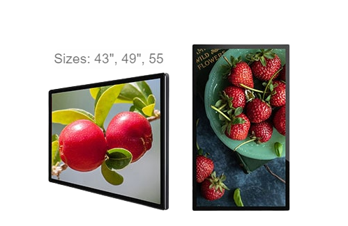 Ultra 55" Wall Mount 4k Advertising Display