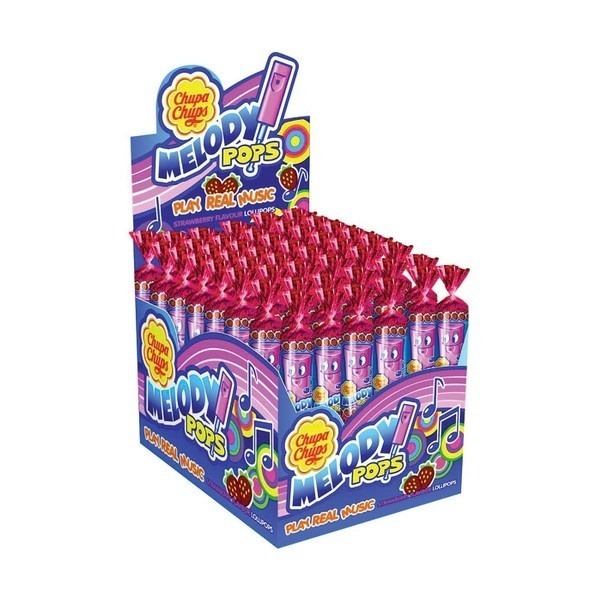 Perfetti Chupa Chups Melody Pop 48 pcs Strawberry Flavor