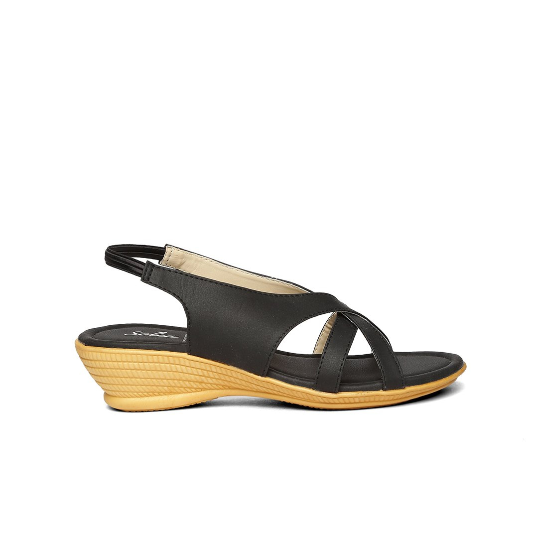 Paragon Beige Sling Back Sandals For Women 7501