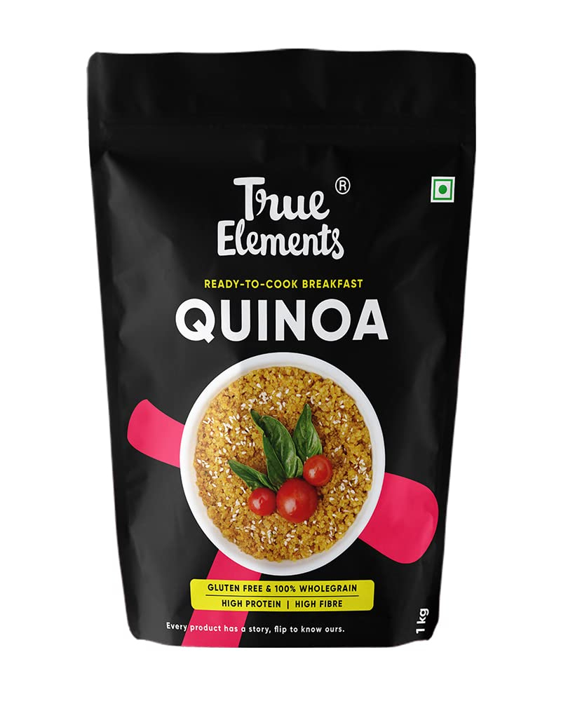 True Elements Quinoa 200g - Diet Food | Cereal for Breakfast | Certified Gluten Free | Quinoa Seeds