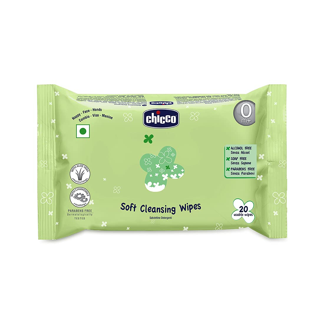 Chicco Soft Cleansing Wipes 20 Pcs