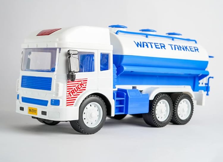Ratna's 77002 Water Tanker Friction Powered Big Size Toy Vehicle for Kids