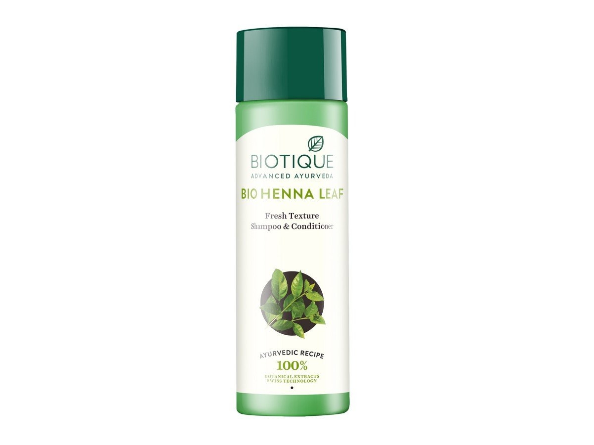 Biotique Bio Heena Leaf Fresh Texture Shampoo & Conditioner For Greying Hair 190ml