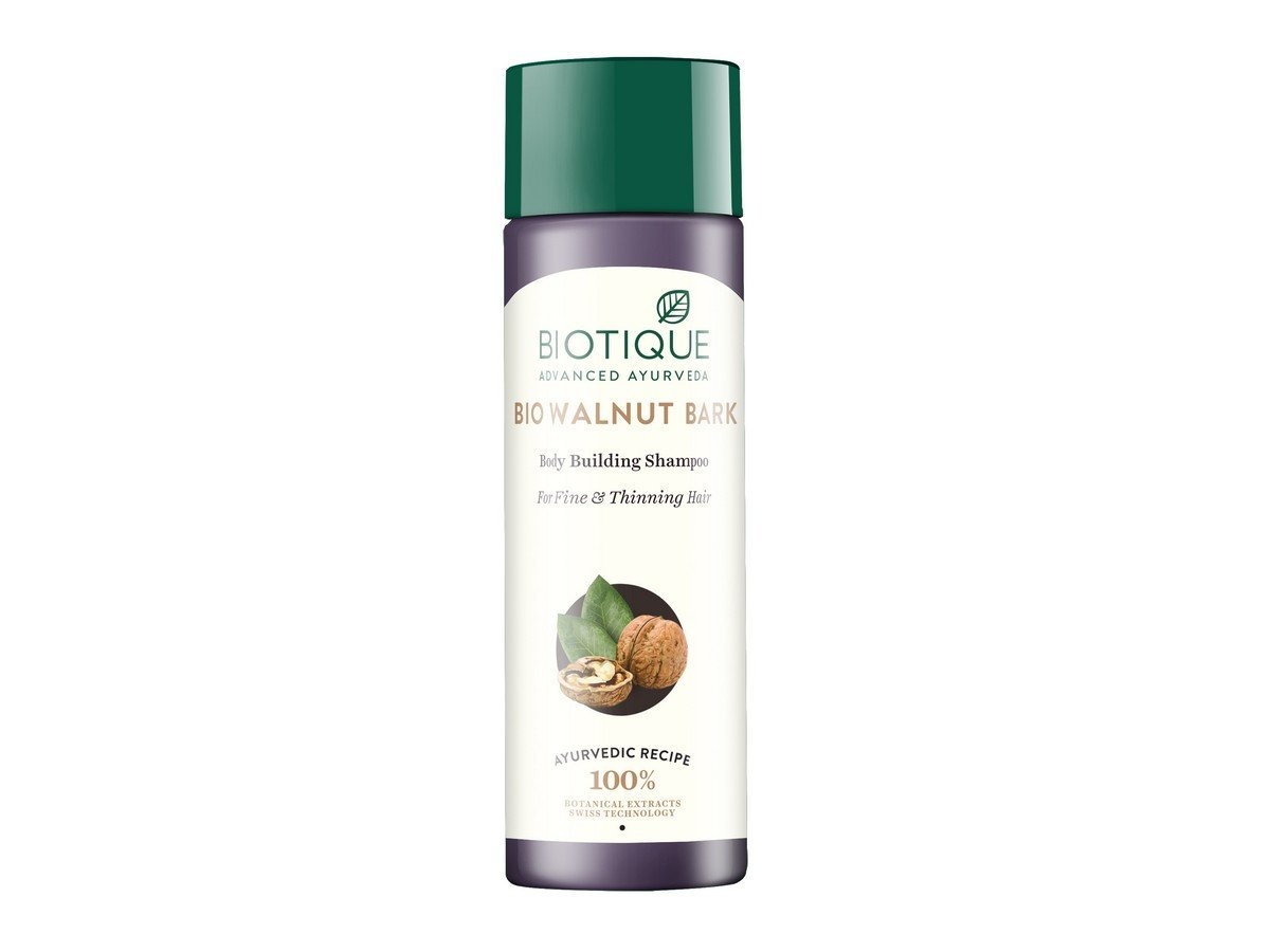 Biotique Bio Walnut Bark Body Building Shampoo for Fine & Thinning Hair 120ml