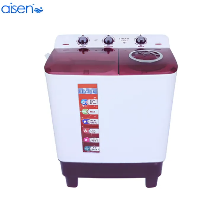 Aisen 7.0 kg Semi-Automatic Top Loading Washing Machine (A70SWM620,Pink, Heavy Duty Motor, Wave Pulsator, Chrome Finish Luxury Button)