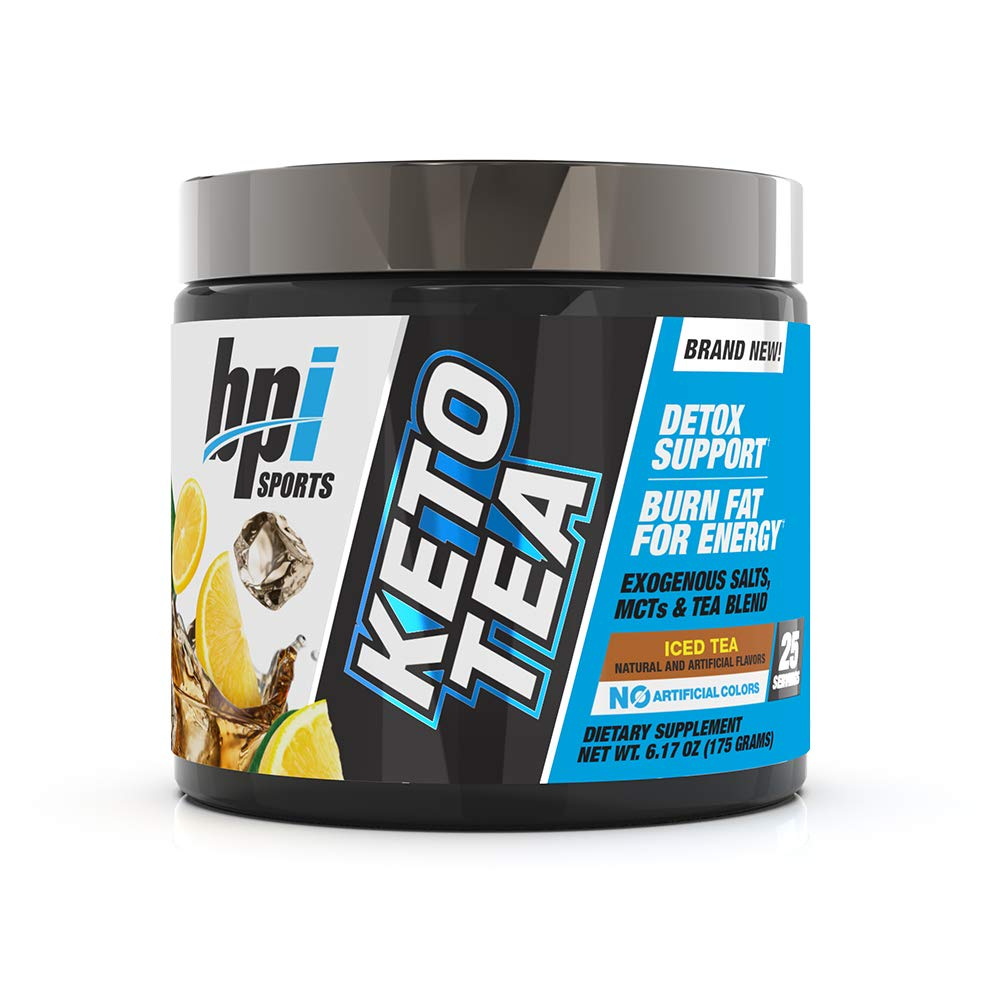 BPI Sports Keto Tea - Detox Support - Keto Diet Support - For Men & Women – No Artificial Colors – Iced Tea - 25 Servings
