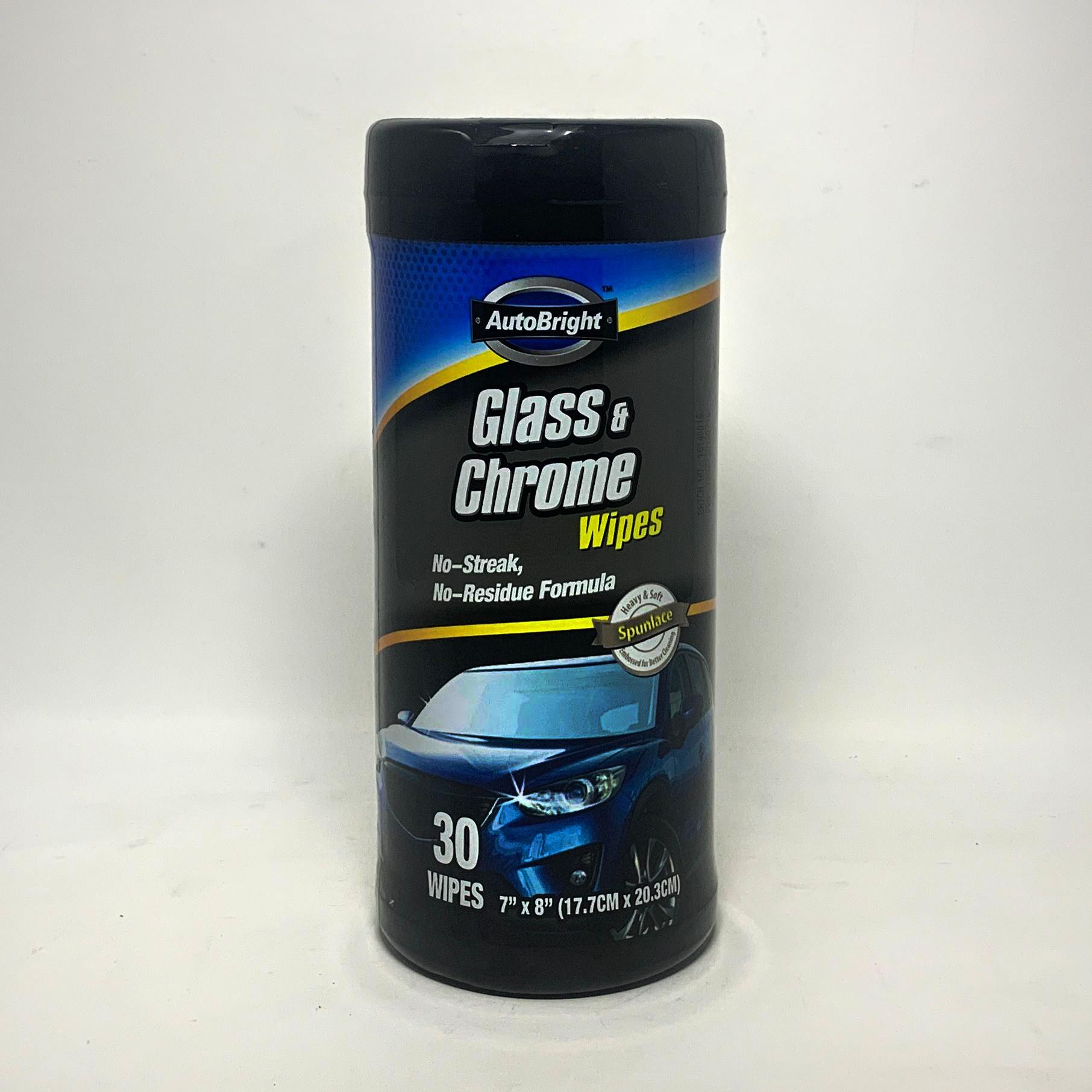 Auto bright 30ct Auto Glass & Chrome Wipes