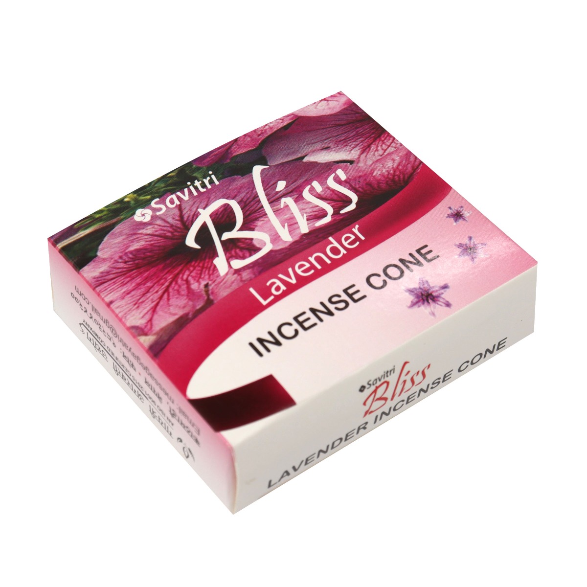 Savitri Bliss Cone Incense 8 Cones Lavender Fragrance