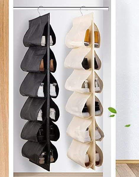 Laughing Buddha - Neat Nook / 6 Pockets Hanging Storage shoe Organizer