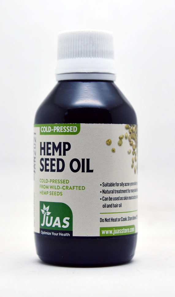Juas Cold Pressed Hemp Seed Oil 120ml