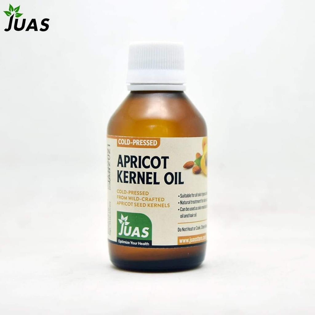 Juas Cold Pressed Apricot Kernel Oil 120ml