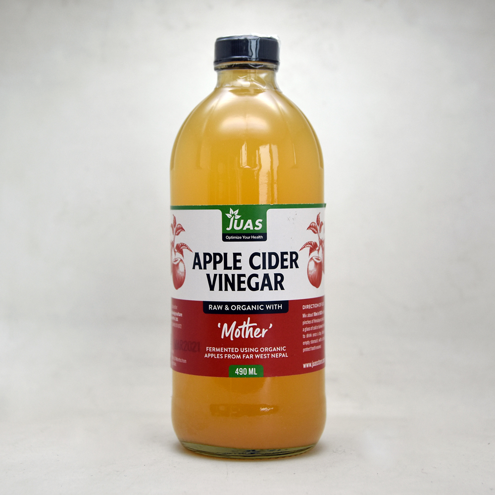 Juas Apple Cider Vinegar (Raw With Mother) 490ml