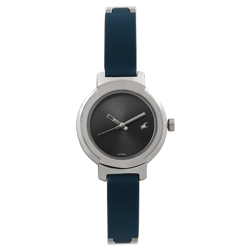 Fastrack Motorheads Grey Dial Metal Strap Watch For Girls 6143SM01