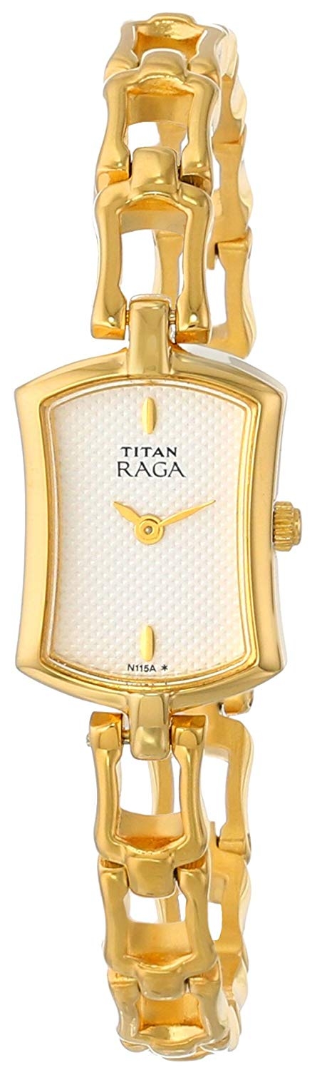 Titan Raga Inspired Gold Tone Watch For Women 2104YM01