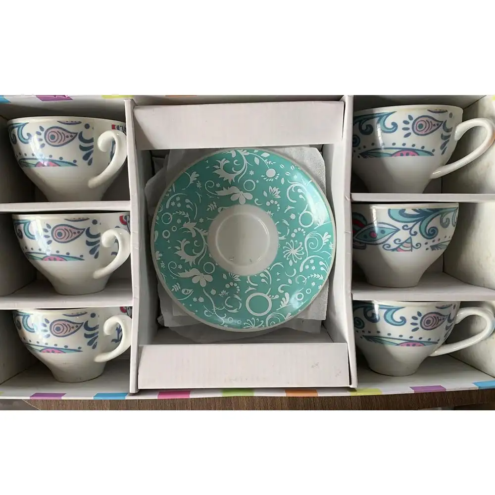 Generic 6194-1505c - 12pc Cup Saucer Set
