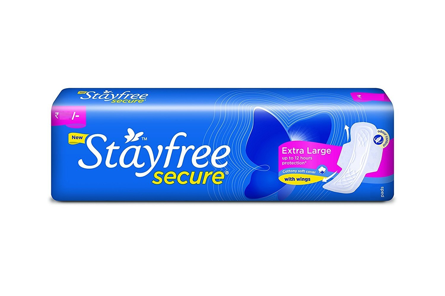 Stayfree Secure Cottony with Wings 6 pads Extra Large