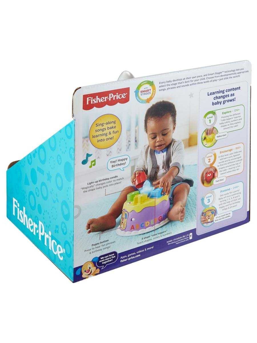  Fisher Price Laugh & Learn Smart Stage Magical Lights Birthday Cake DMP93 