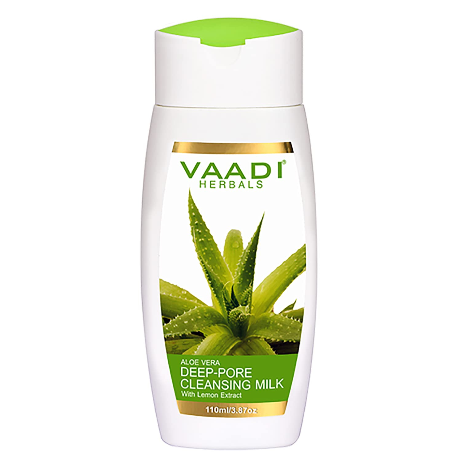 Vaadi Herbals Aloevera Deep Pore Cleansing Milk with Lemon Extract, 350ml