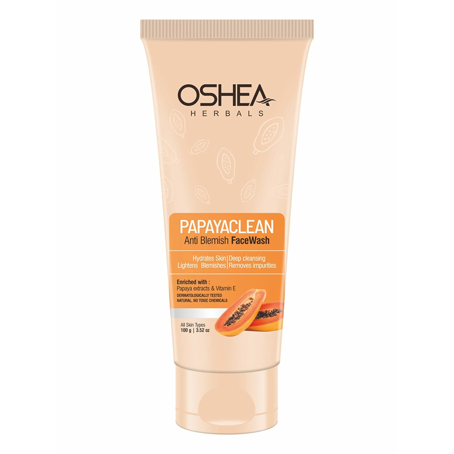 Oshea Herbals Papayaclean Anti Blemish Face Wash 150g