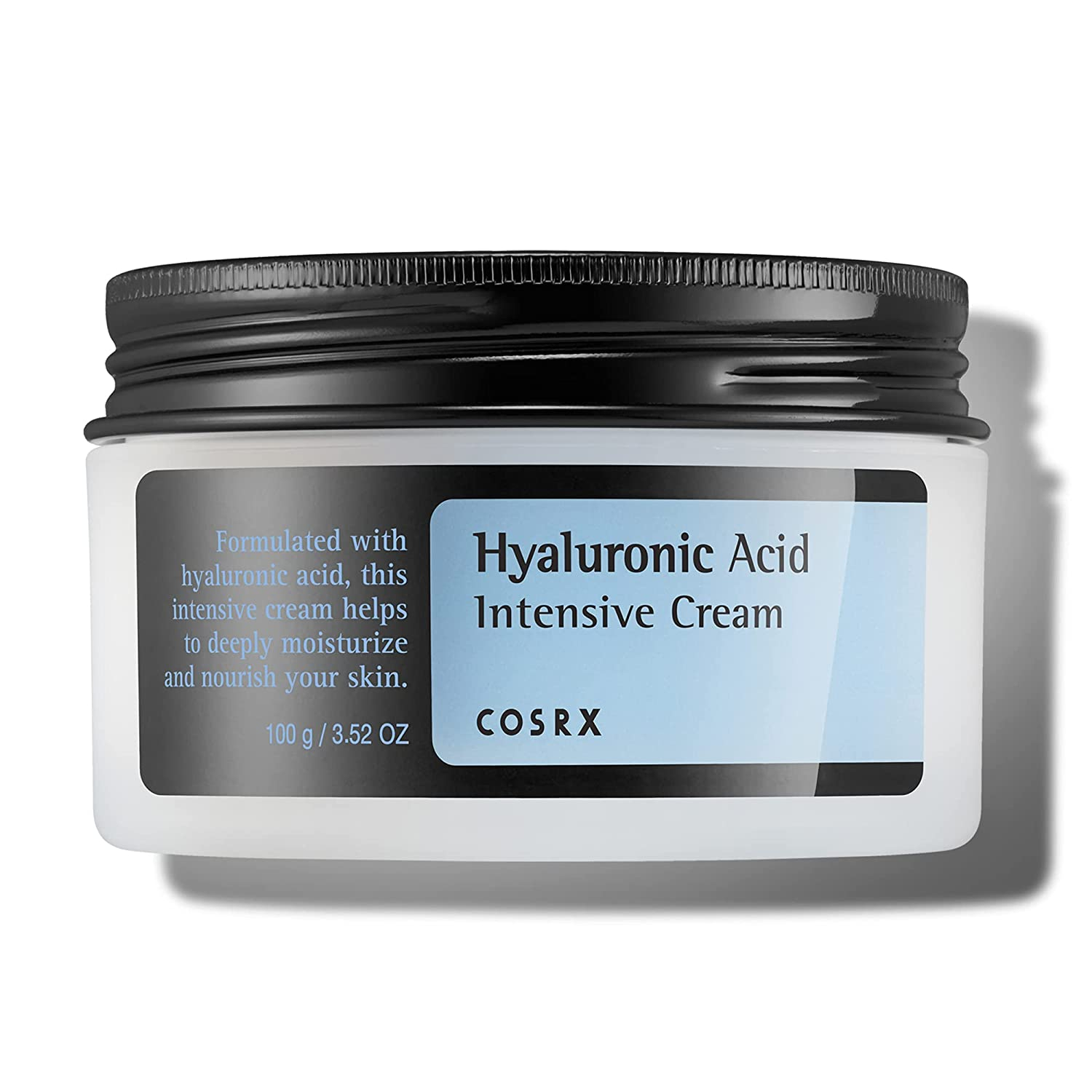 COSRX Hyaluronic Acid Moisturizing Cream, Long-lasting Hydration, Rich Moisturizer for Sensitive Skin 3.53 oz / 100g