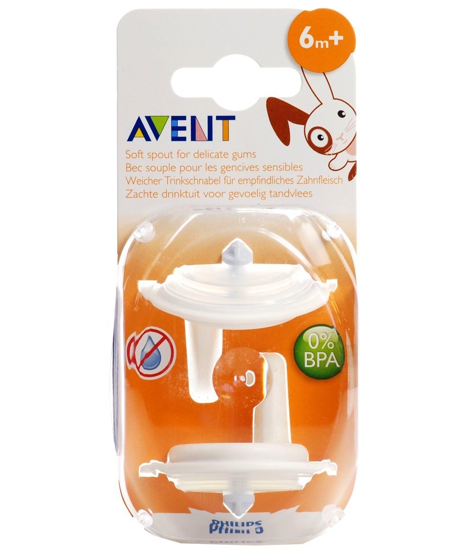 Philips Avent 2 Soft spouts 6m+ SCF146/02