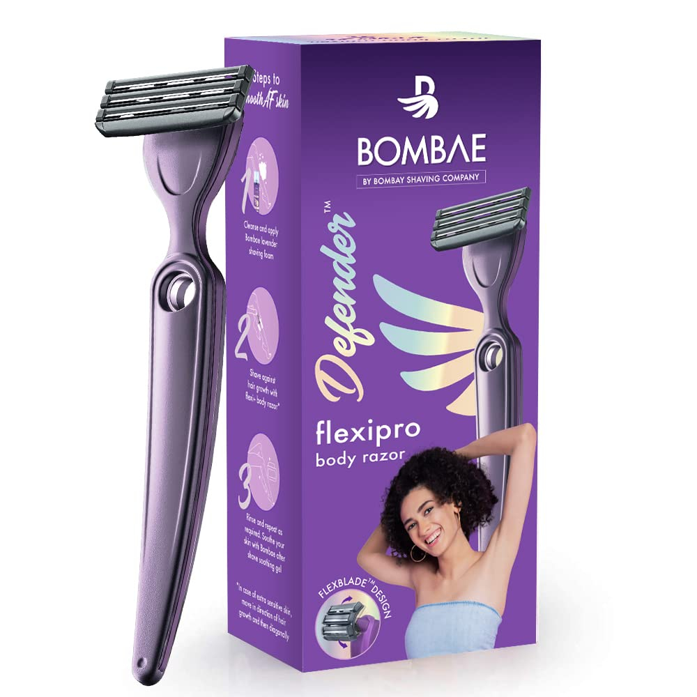 Bombay Defender Flexipro Body Razor For Women | One-stroke smooth shave for women