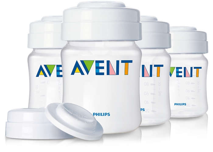 Philips Avent SCF680/04 PES 4 Breast Milk Containers