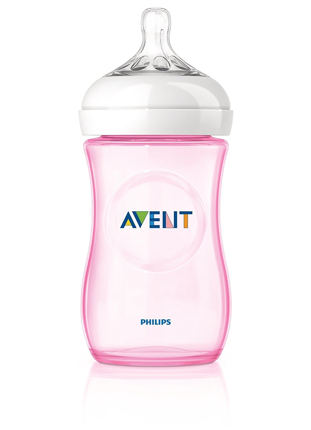 Philips Avent SCF694/17 Natural Feeding Bottle 9oz/260ml Single Pack Pink